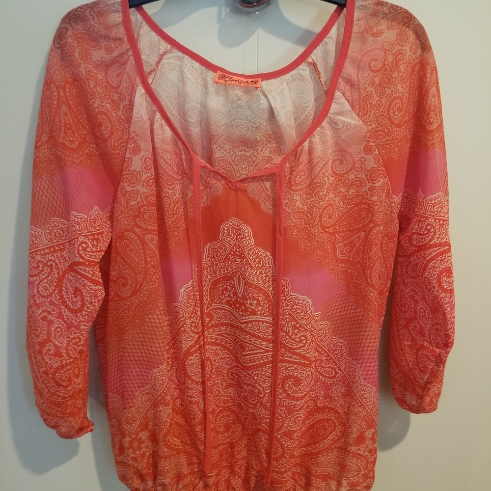 Sheer blouse